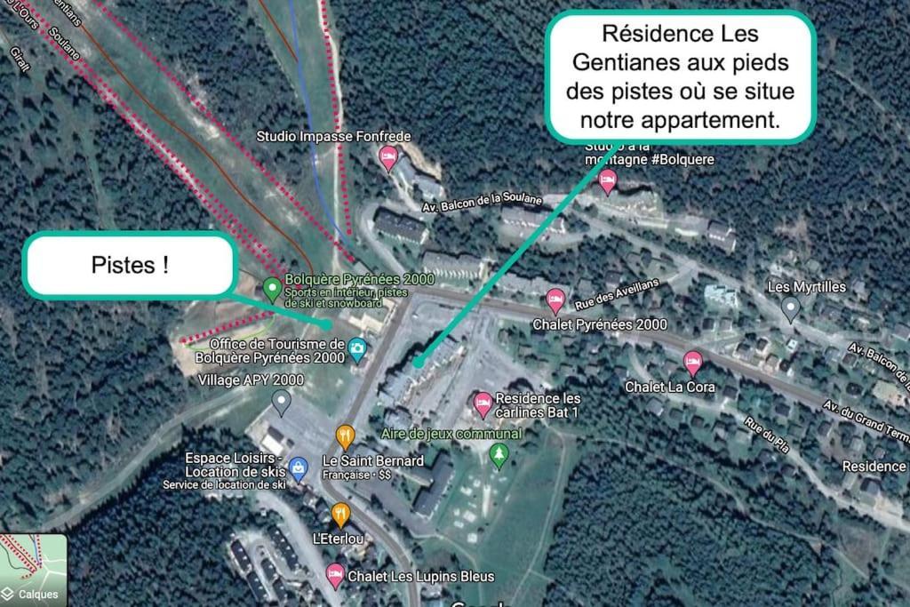 T2 Aux Pieds Des Pistes De P2000 Apartman Bolquere Pyrenees 2000 Kültér fotó